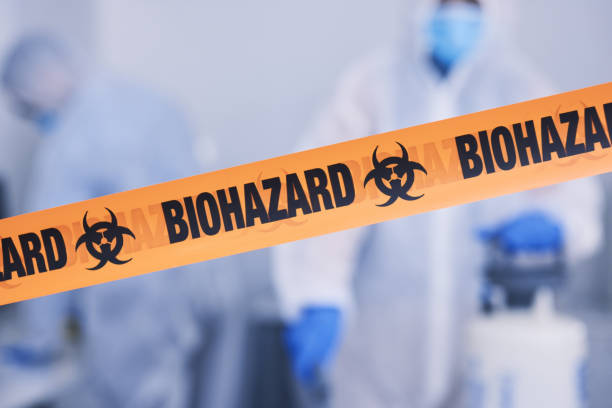 Professional Biohazard technician working in Paso Robles, CA